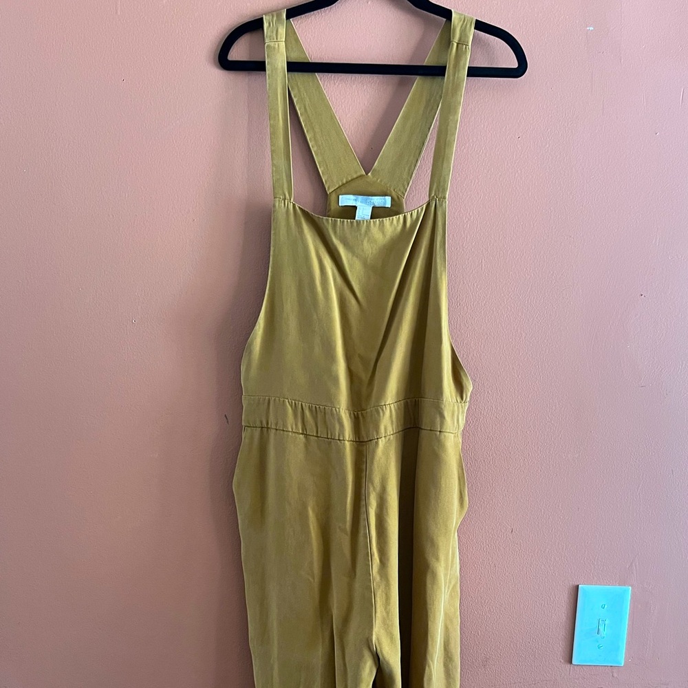 Forever 21 Mustard Overalls